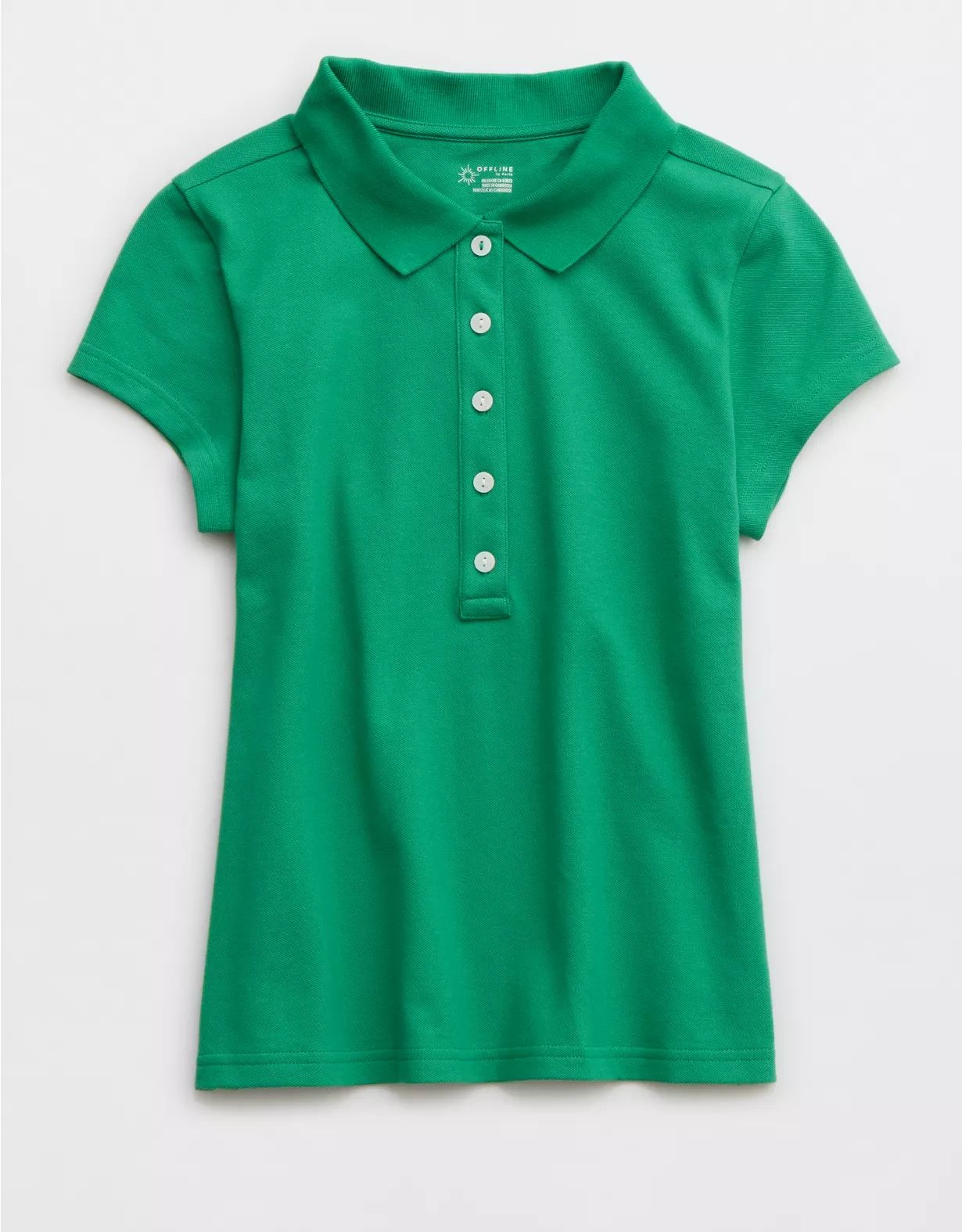 OFFLINE By Aerie Courtside Polo T-Shirt | Aerie