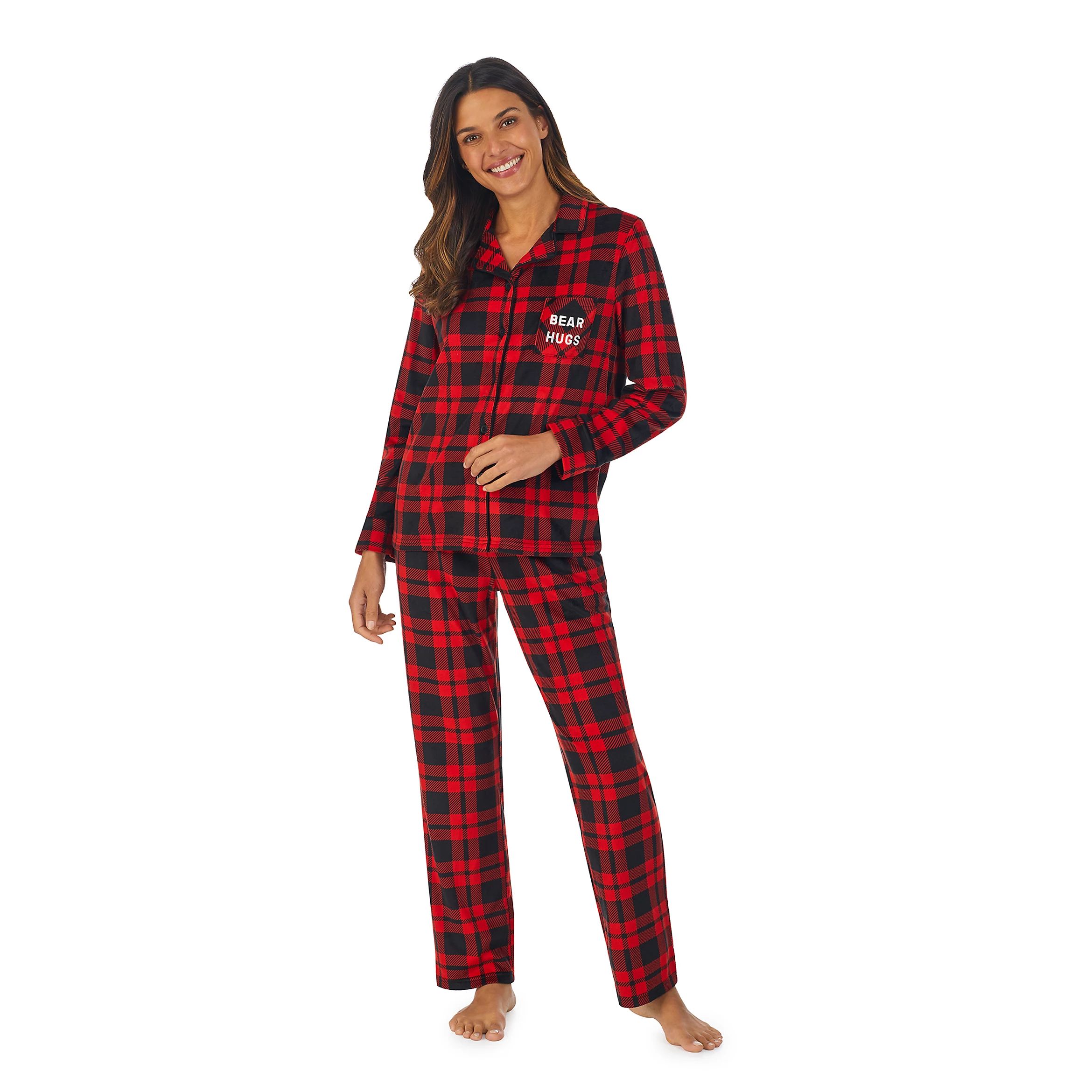 Women's Jammies For Your Families® Cool Bear Plaid Pajama Set by Cuddl Duds® | Kohl's