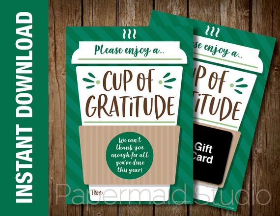 PRINTABLE Teacher Coffee Gift Card Holder  Thanks a Latte  | Etsy | Etsy (US)
