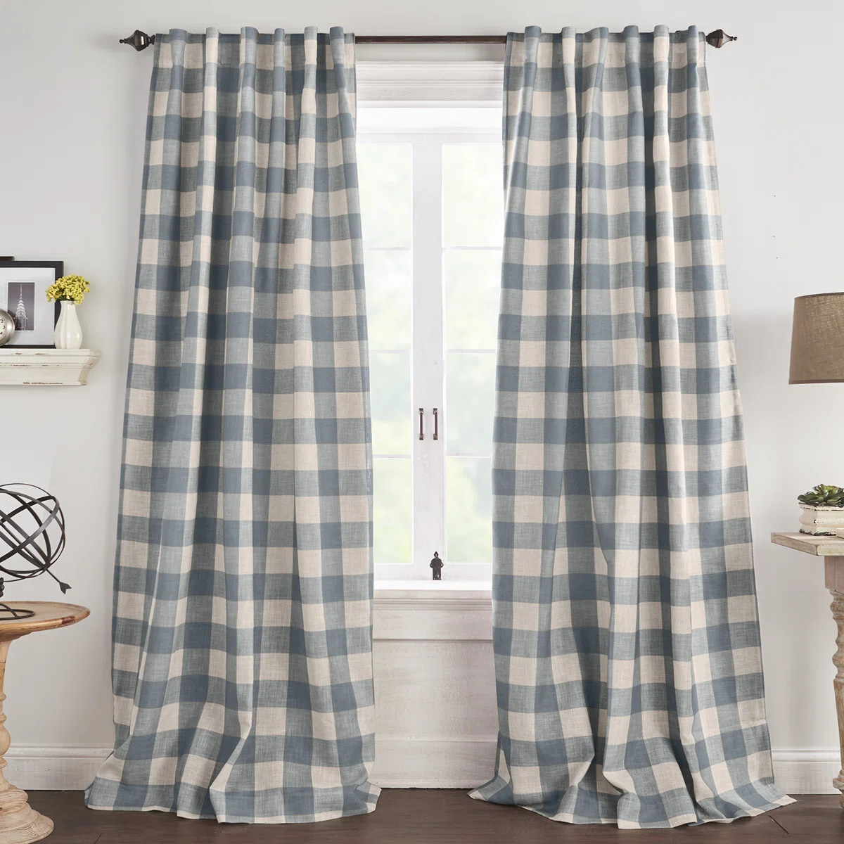 Eudell Linen Blend Blackout Single Curtain Panel Single Panel | Wayfair North America