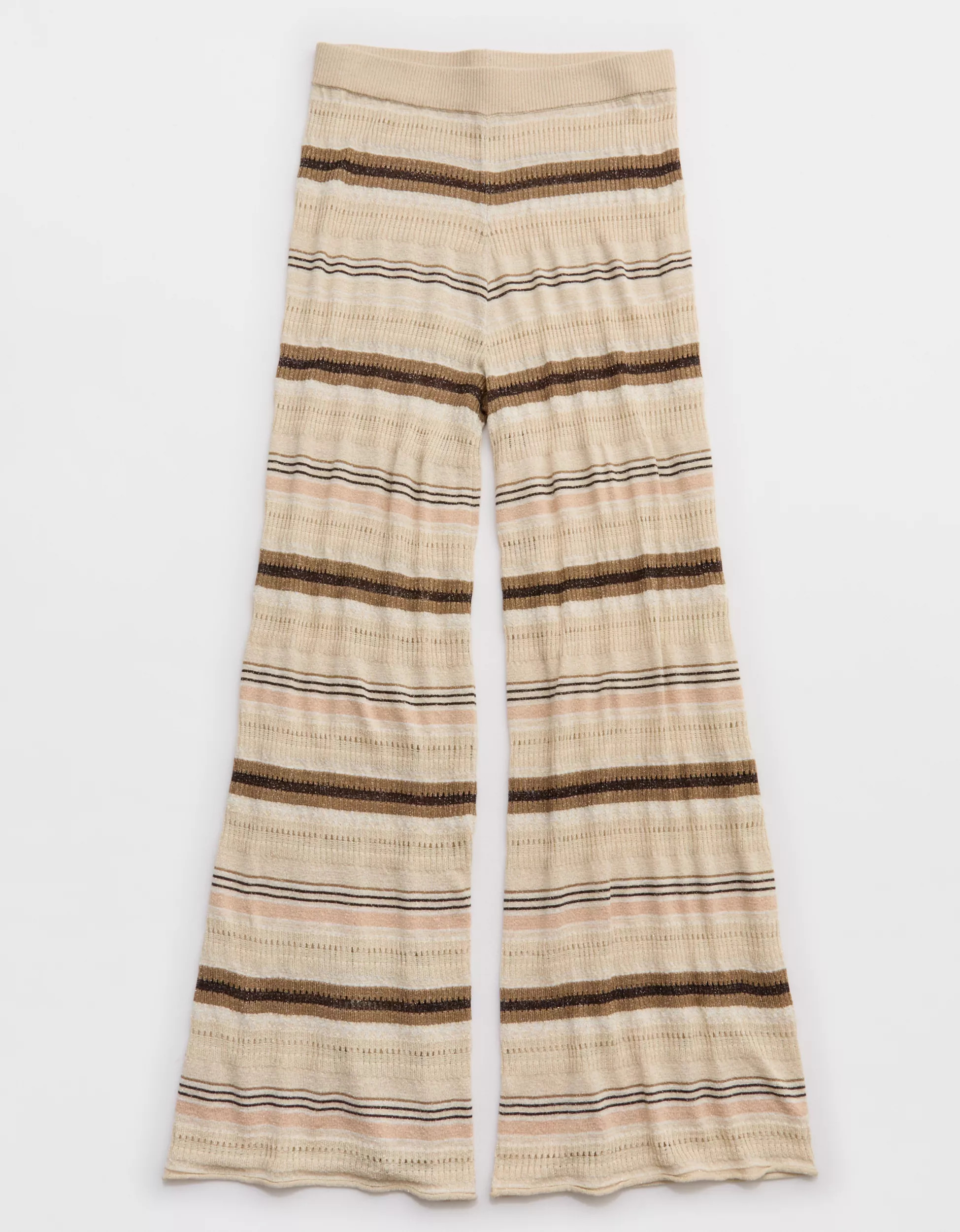 Aerie Open Knit Shimmer Pant | Aerie