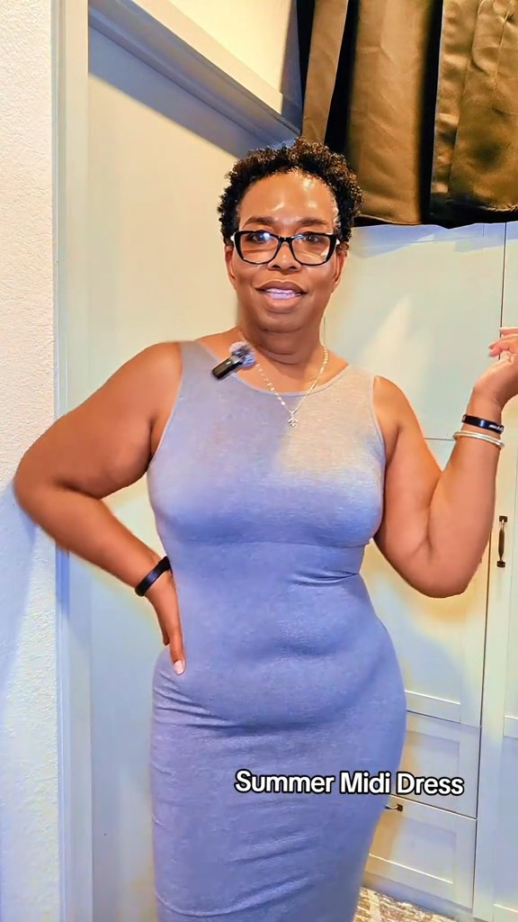 The perfect Summer Midi Dress from Soo Slick!  Long Midi Dress #summerdress #summermididress #mididress #weddingguestdress #shapeweardress #skimsdupe #sooslick #LTKSeasonal #LTKOver40 #LTKStyleTip

