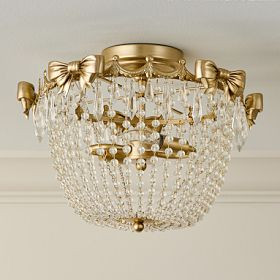 LoveShackFancy Crystal Flush Mount | Pottery Barn Teen