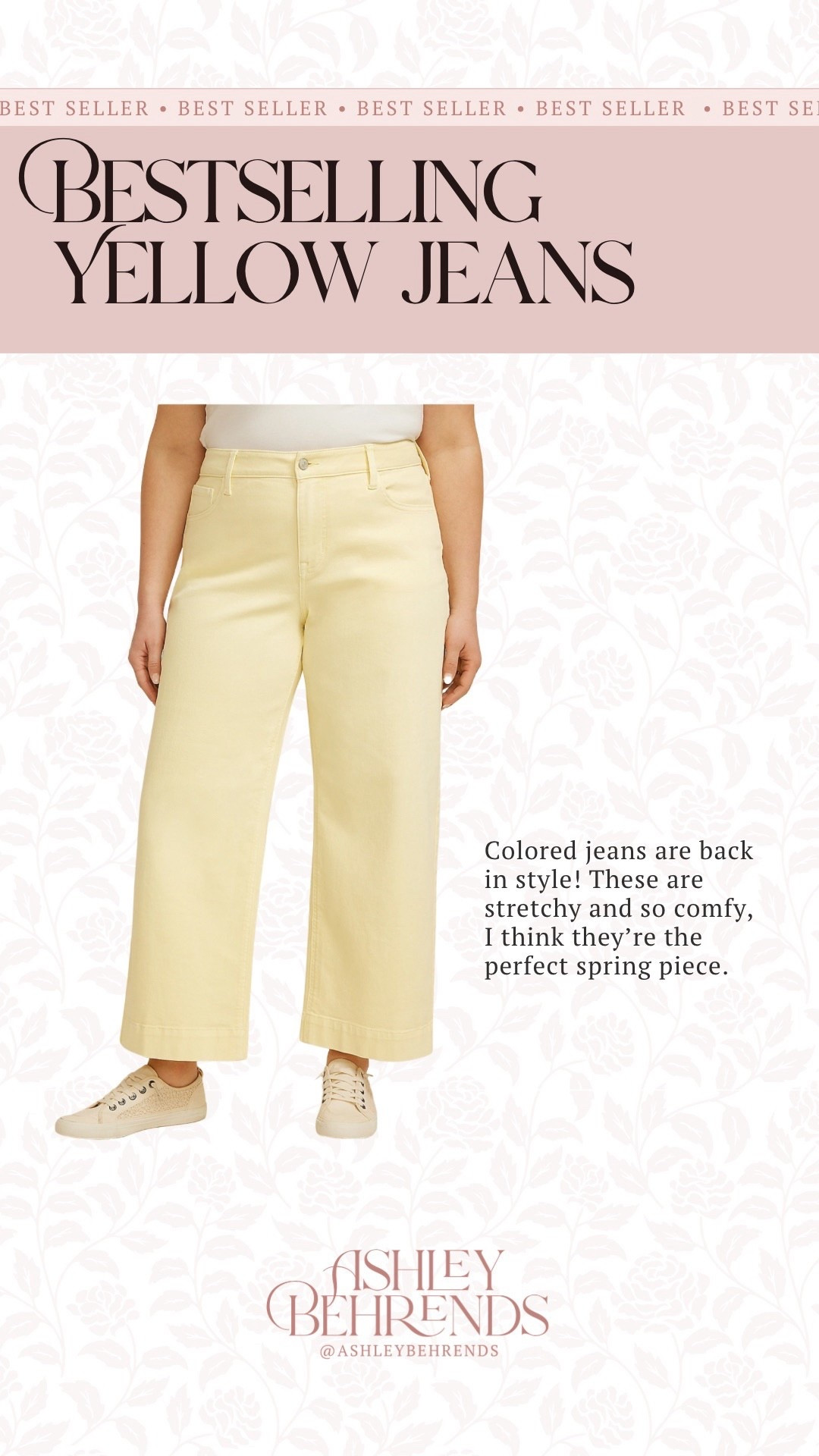 I’m loving that colorful jeans are back in style. This butter yellow color is stunning for springtime and the fit is so plus size friendly. Maurices always has affordable options that are great quality and these are no different. 
Spring jeans, ankle length jeans 

#LTKPlusSize #LTKWorkwear #LTKSeasonal
