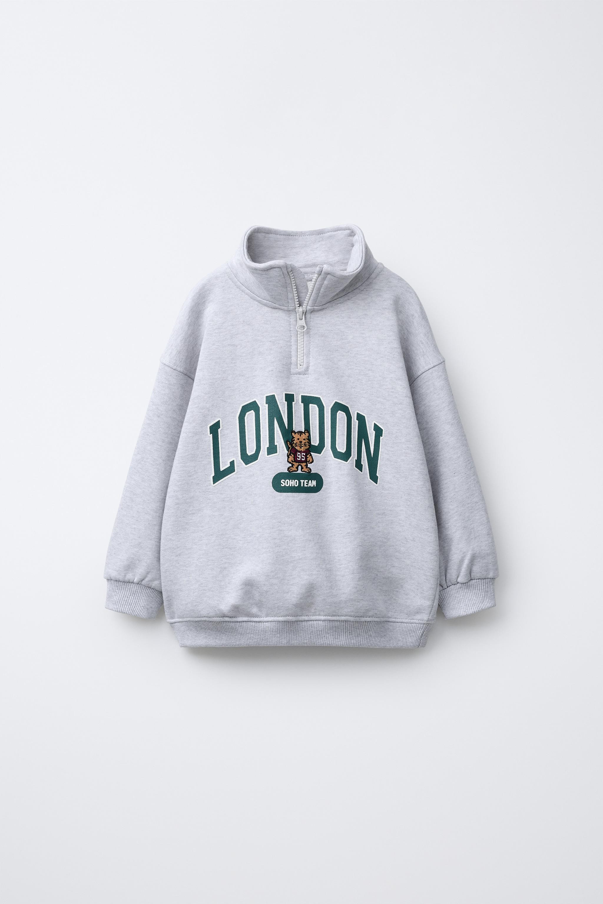 EMBROIDERED BEAR SWEATSHIRT | Zara US