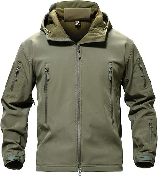 TACVASEN Men's Special Ops Military Tactical Soft Shell Jacket Coat | Amazon (US)