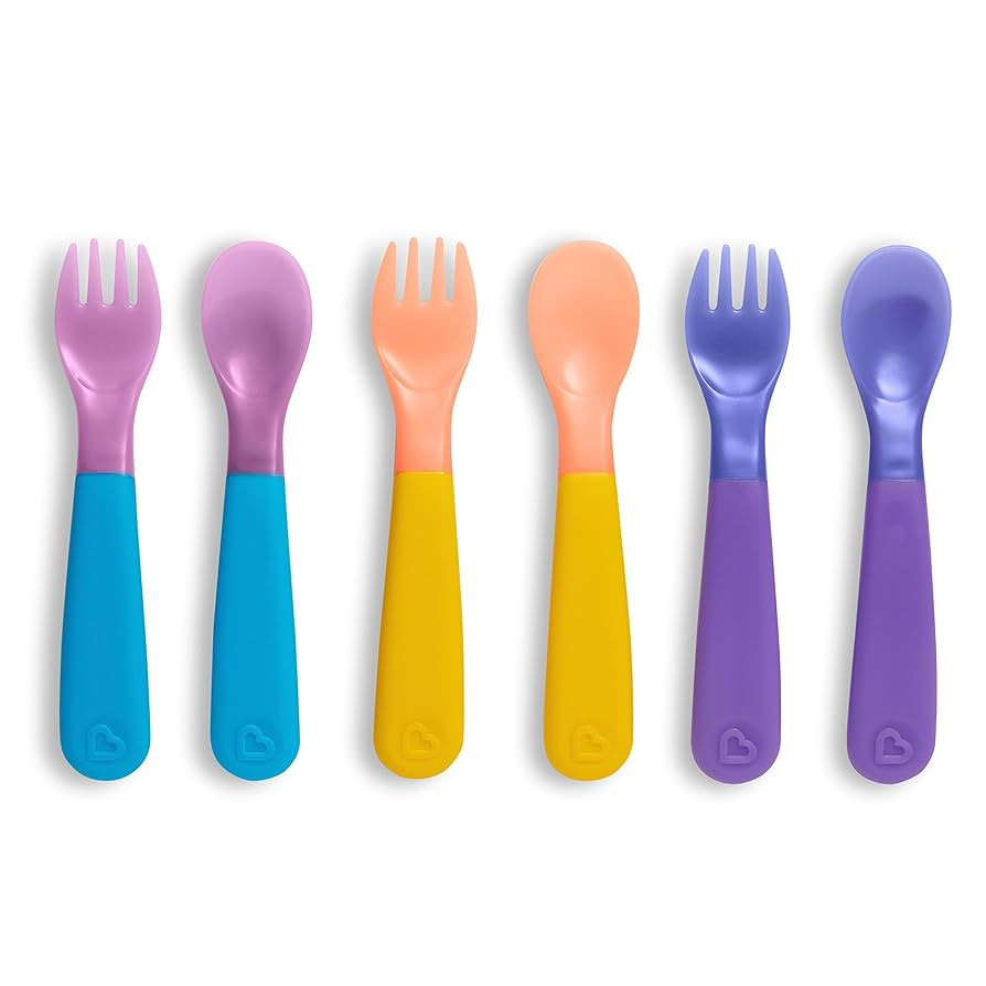 Munchkin® ColorReveal™ Color Changing Toddler Forks and Spoons, 6 Pack | Amazon (US)