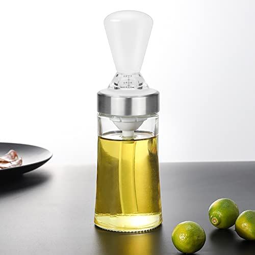 Glass Oil Dispenser Bottle for Kitchen with Brush, Oil Dispenser with Brush - Create Your Fine Cu... | Amazon (US)