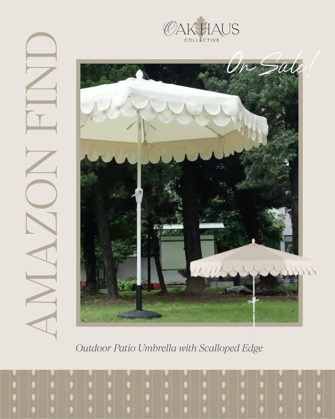 Amazon Find, Umbrella, Patio, Outdoor, Scalloped Edge Umbrella, Summer, Spring, Outside Finds, Sale, On Sale

#LTKHome #LTKSeasonal #LTKdayinmylife