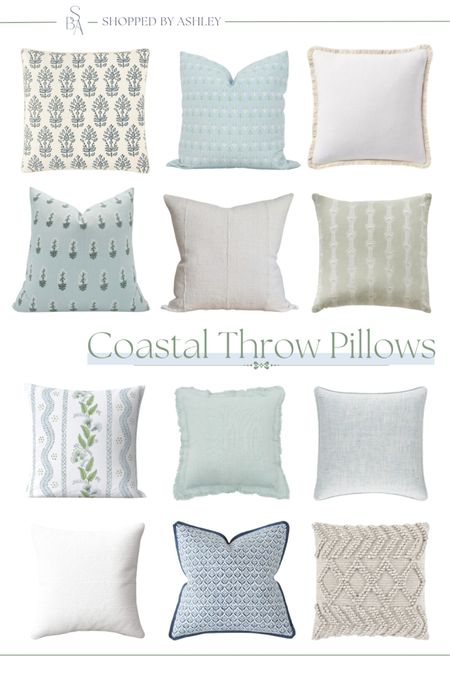 Coastal throw pillows! Save this post if you love neutrals with pops of green & blue ✅

Coastal home, coastal decor, throw pillow covers, blue and green, blue and white, neutral pillow covers, living room pillows, living room decor, coastal Grandmillennial

#LTKstyletip #LTKhome #LTKunder100
