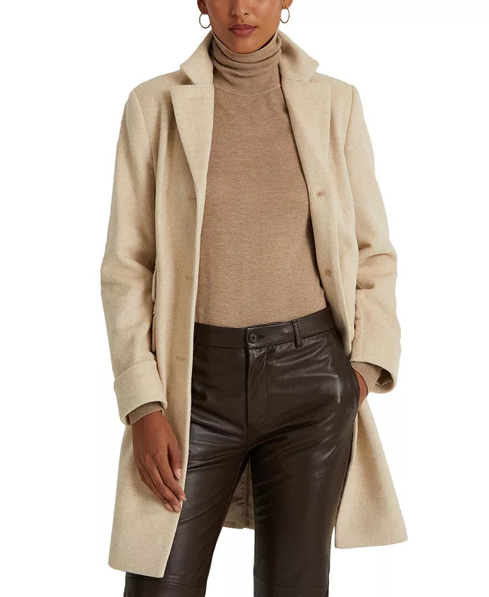 Women's Wool Blend Walker Coat | Macy's Canada
