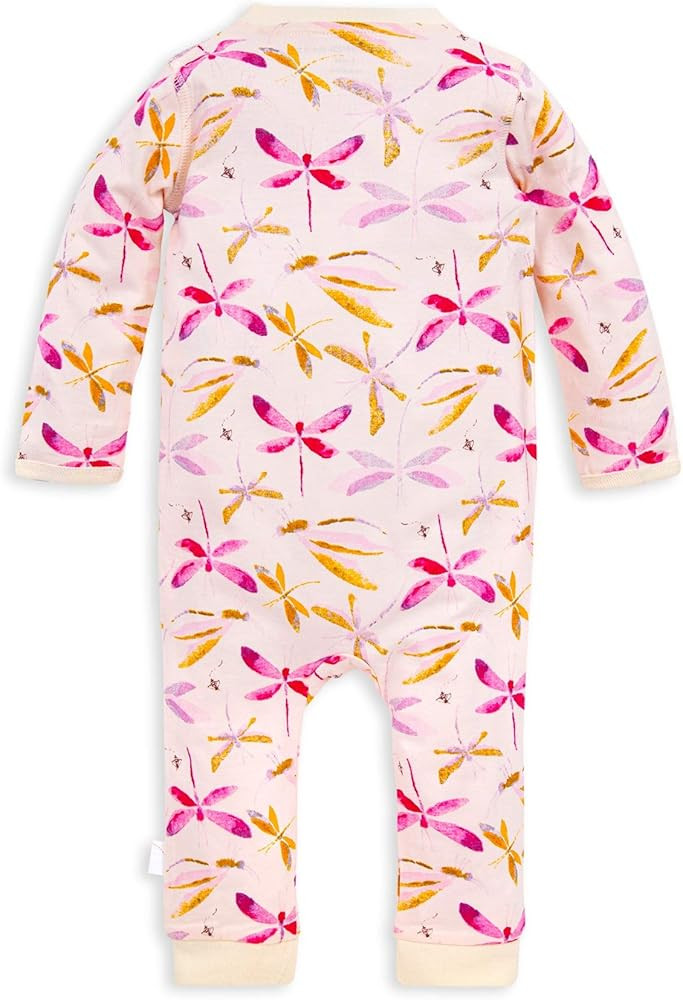 Burt's Bees Baby Baby Girls' Romper Jumpsuit, 100% Organic Cotton One-Piece Coverall | Amazon (US)