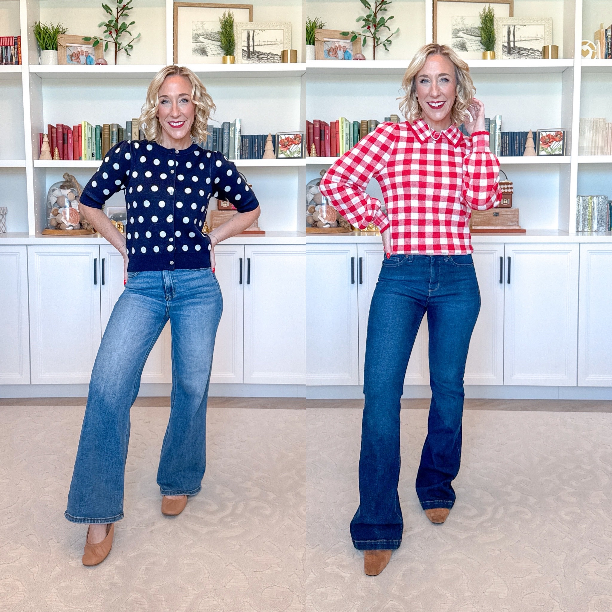 Walmart - new arrivals *Flare High Rise Jeans - size 2 (could have done a 0). $25

Cardigan Sweater w/ Short Puff Sleeves - size XS. $22. 2 colors. 

Collared Sweater w/ Long Puff Sleeves - size XS. $24. 2 colors, but unfortunately selling out quickly!

 

#LTKFindsUnder50 #LTKOver40 #LTKSeasonal