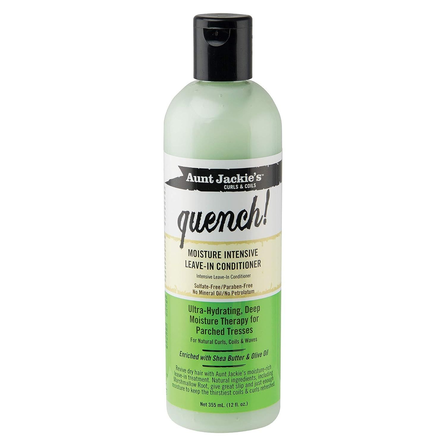 Aunt Jackie's Curls and Coils Quench Moisture Intensive Leave-In Hair Conditioner for Natural Cur... | Amazon (US)