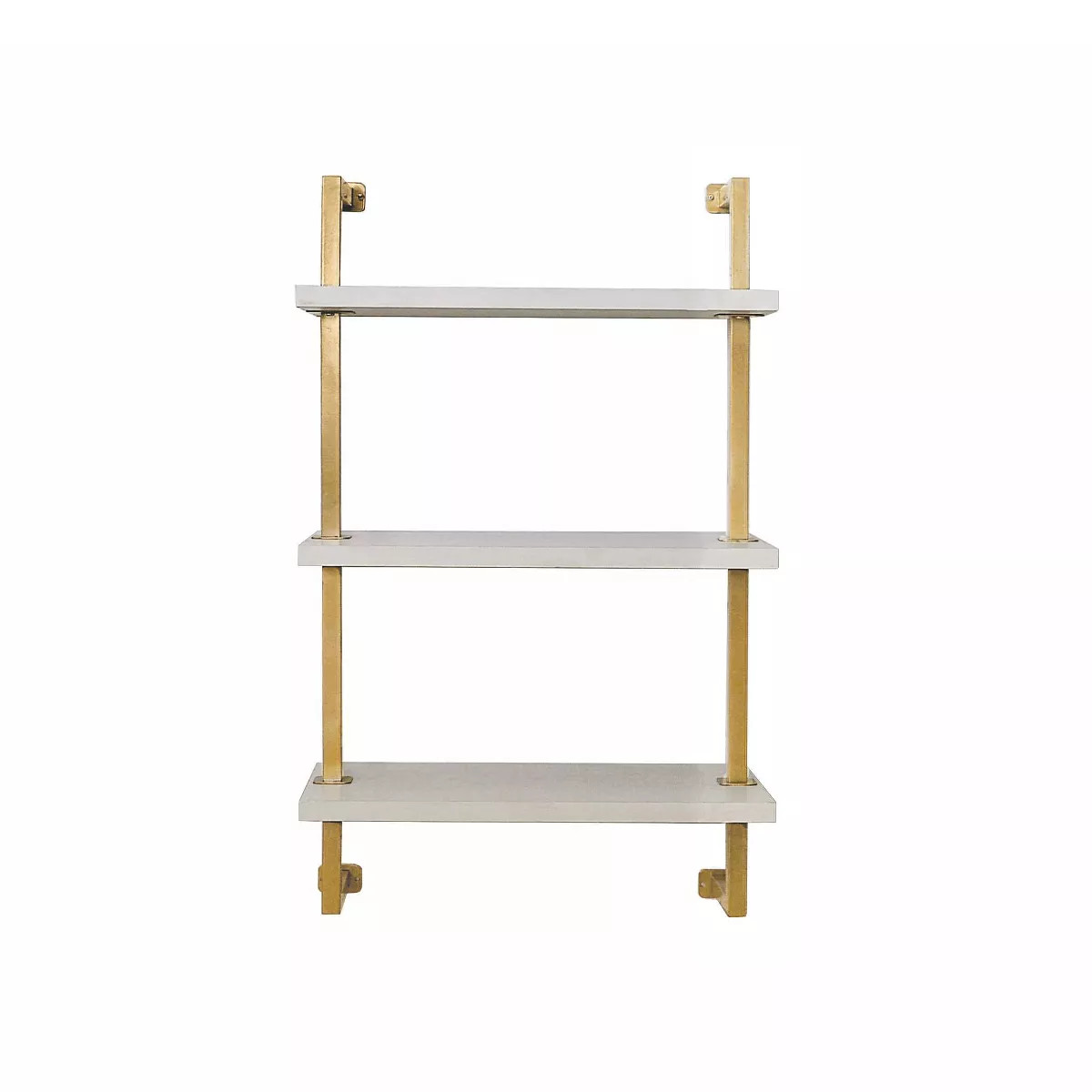 Theo Floating Shelf Gold/White - Nathan James | Target