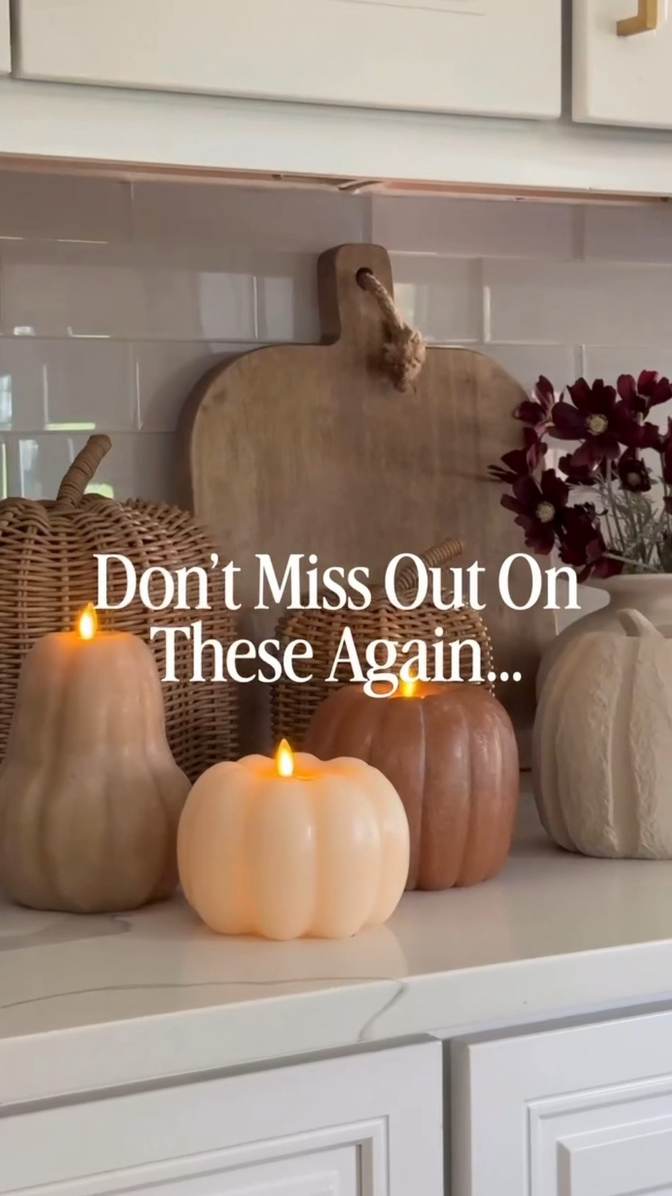 You don’t want to miss out on these again! A top favorite last fall season. I love the flameless glow these give off, especially at night when it’s cozy!

#LTKHome #LTKSeasonal
