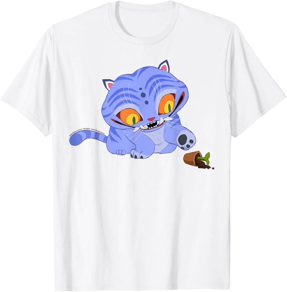 Kpop Demon Hunters Halloween Derpy Playing with Plant Vase T-Shirt | Amazon (US)