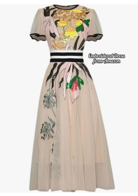 Gorgeous Embroidered Dress from Amazon Fashion 

#LTKGiftGuide #LTKstyletip