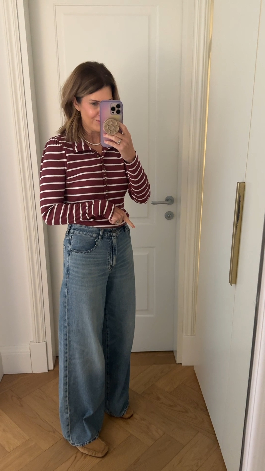 What I wore on train ride from Venice to Florence. I’m wearing my true size in jeans. If between sizes size up (I’m 5’6 wearing a 27) and small top

#LTKStyleTip #LTKootd #LTKFindsUnder50