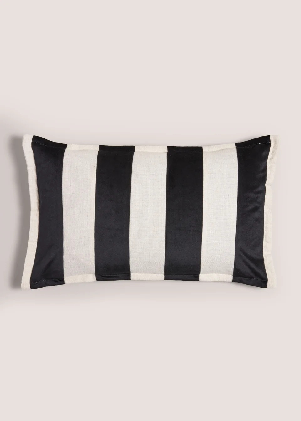 Stripe Velvet Cushion | Matalan (UK)