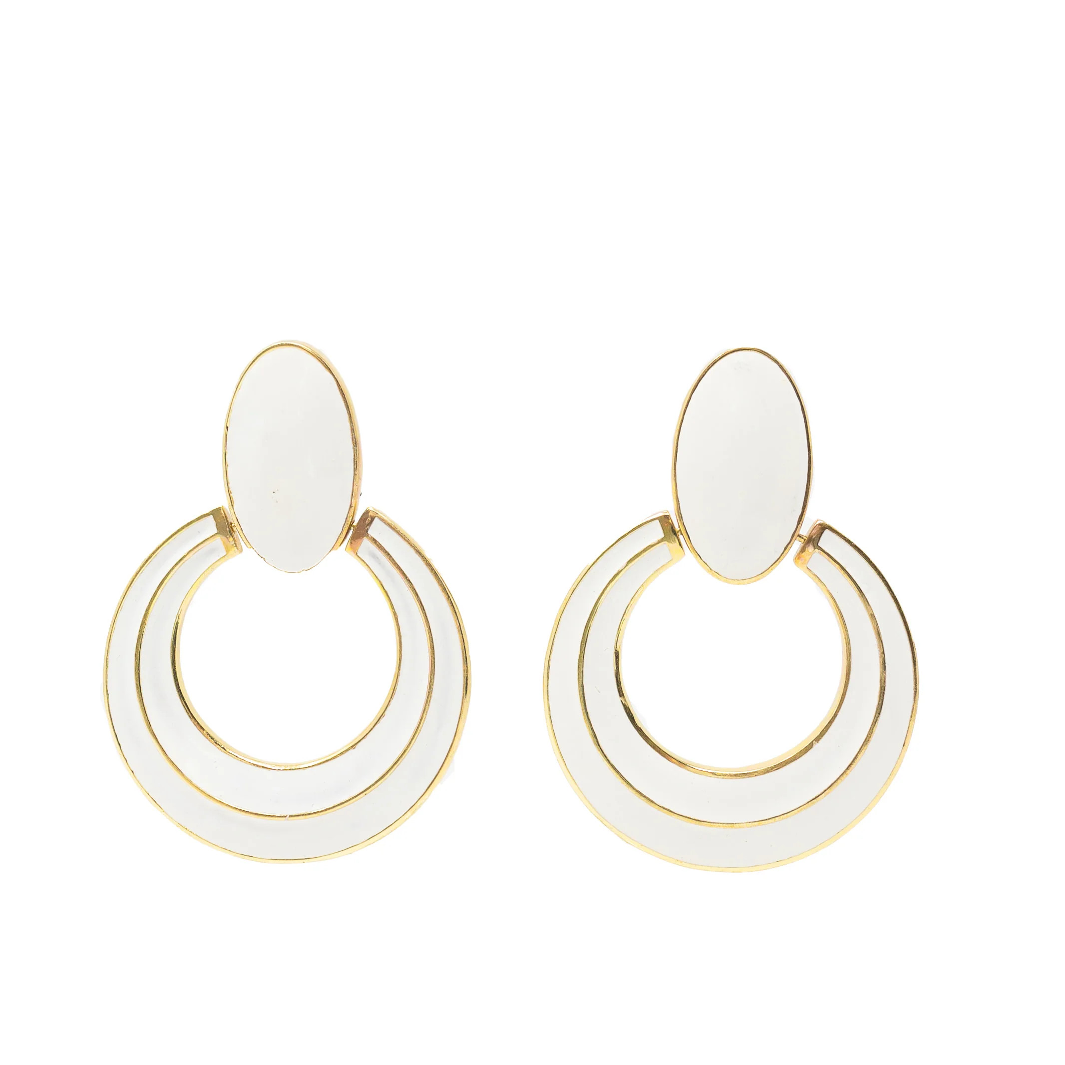 THE WHITE ENAMEL CIRCLE | Modafleur