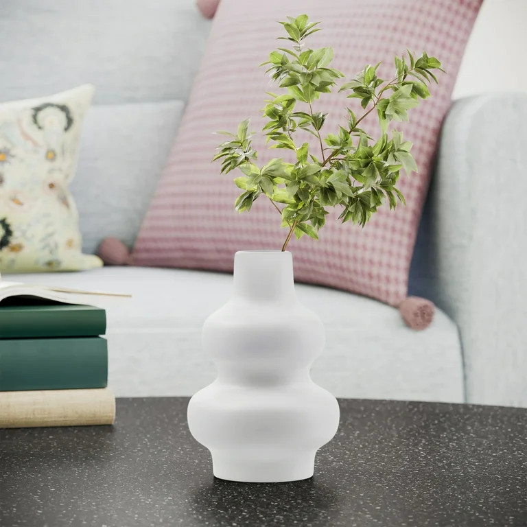 Beautiful Ceramic Bubble Vase by Drew Barrymore, 7", Crème | Walmart (US)
