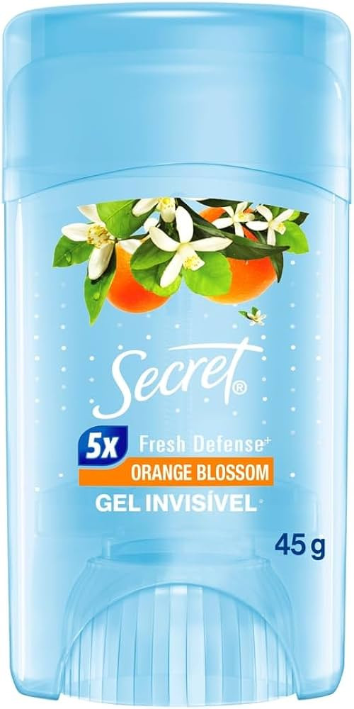 Secret Gel Invisible Desodorante Orange Blossom 45 G(A embalagem pode variar) | Amazon (BR)