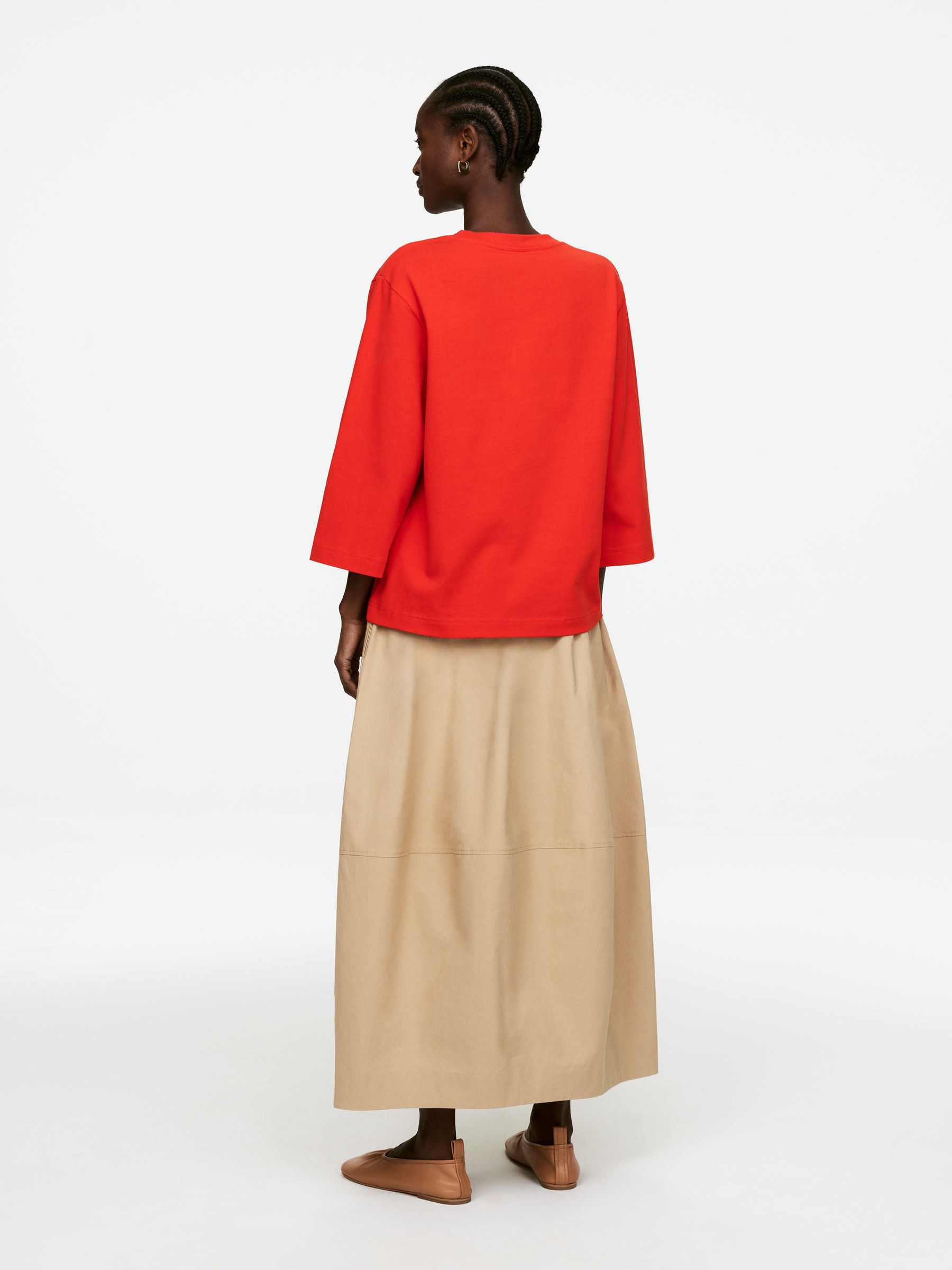 EIRA schweres T-Shirt – Rot – Damen – ARKET DE | Arket EU