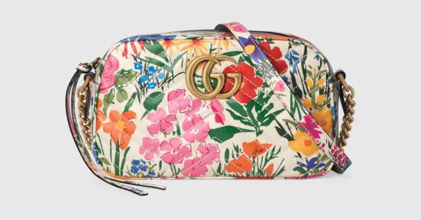 Online Exclusive Ken Scott print GG Marmont small shoulder bag | Gucci (US)