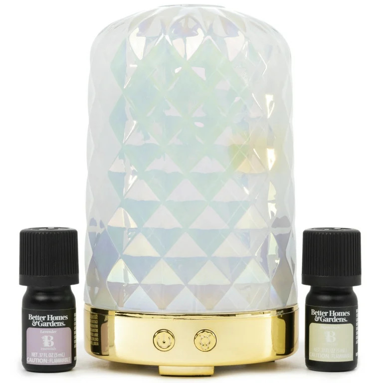 Better Homes & Gardens 3 Pieces Diffuser Set, Textured Iridescent, 100 mL | Walmart (US)