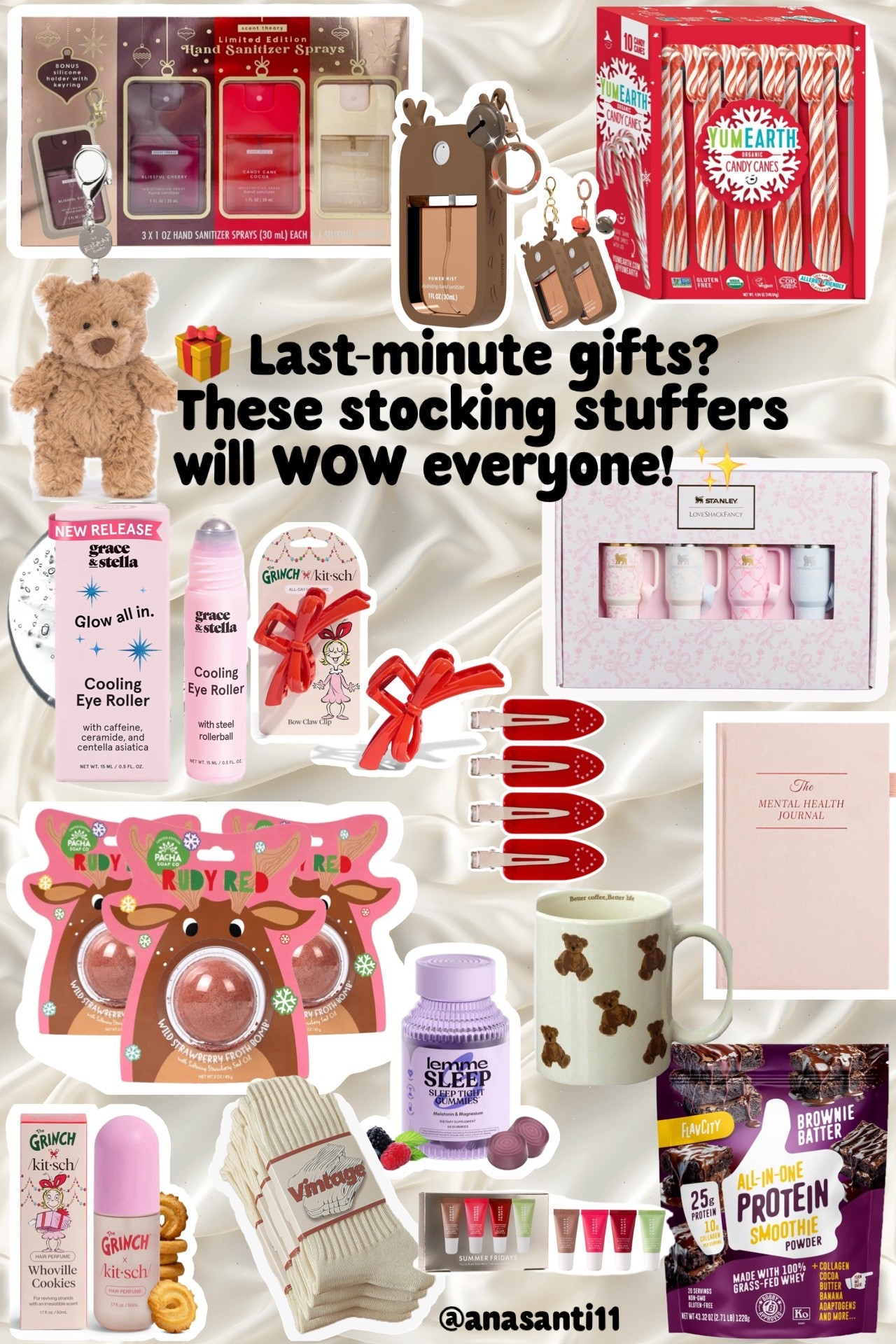 No more boring socks or tiny trinkets—these stocking stuffers are fun, useful, and totally giftable. Perfect for adding that extra holiday magic to every stocking. 💖 Tap to shop before they sell out!

#StockingStuffers #HolidayGifts #ChristmasGiftGuide #LTKHoliday #FestiveFinds #ChristmasShopping #HolidayMagic #stockingstufferforher #SmallGiftsBigImpact #GiftIdeas #ChristmasInspo #LTKStyle #HolidayVibes #LastMinuteGifts #StockingStuffersForAll #ChristmasReady

Christmas stocking stuffers, fun holiday gifts, gift ideas for everyone, small Christmas gifts, LTK holiday finds, festive gift guide, must-have stocking stuffers, last-minute Christmas gifts

#LTKFindsUnder50 #LTKGiftGuide #LTKHoliday