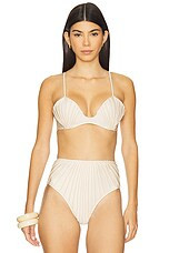 Shani Shemer Clio Bikini Top in Macademia from Revolve.com | Revolve Clothing (Global)