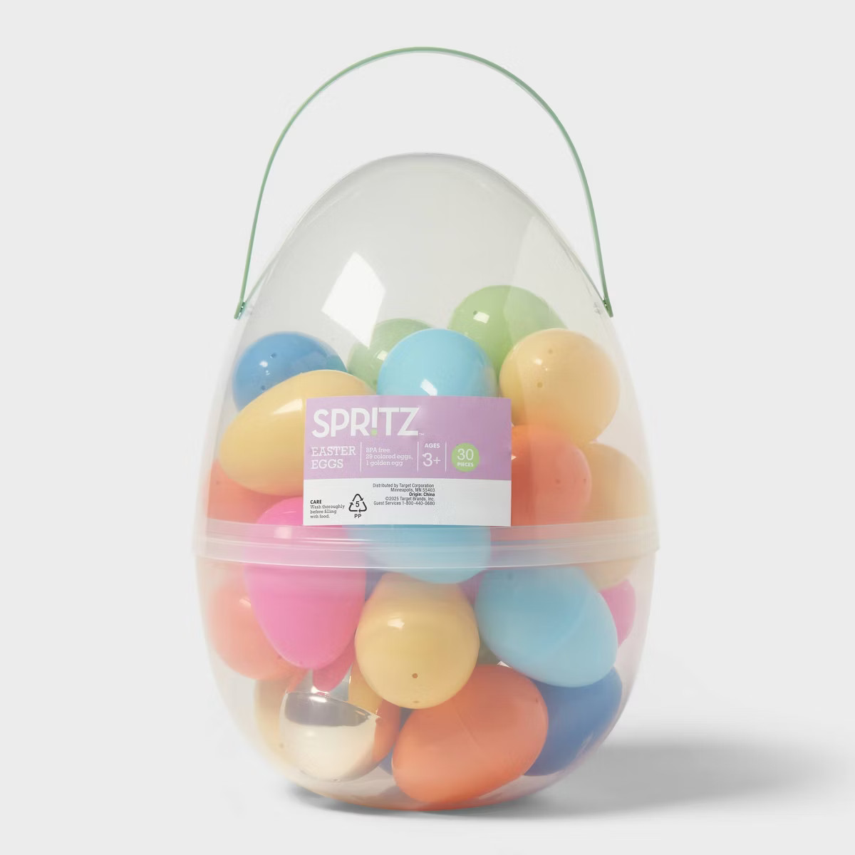 Plastic Easter Eggs in Egg 30pc - Spritz™ | Target