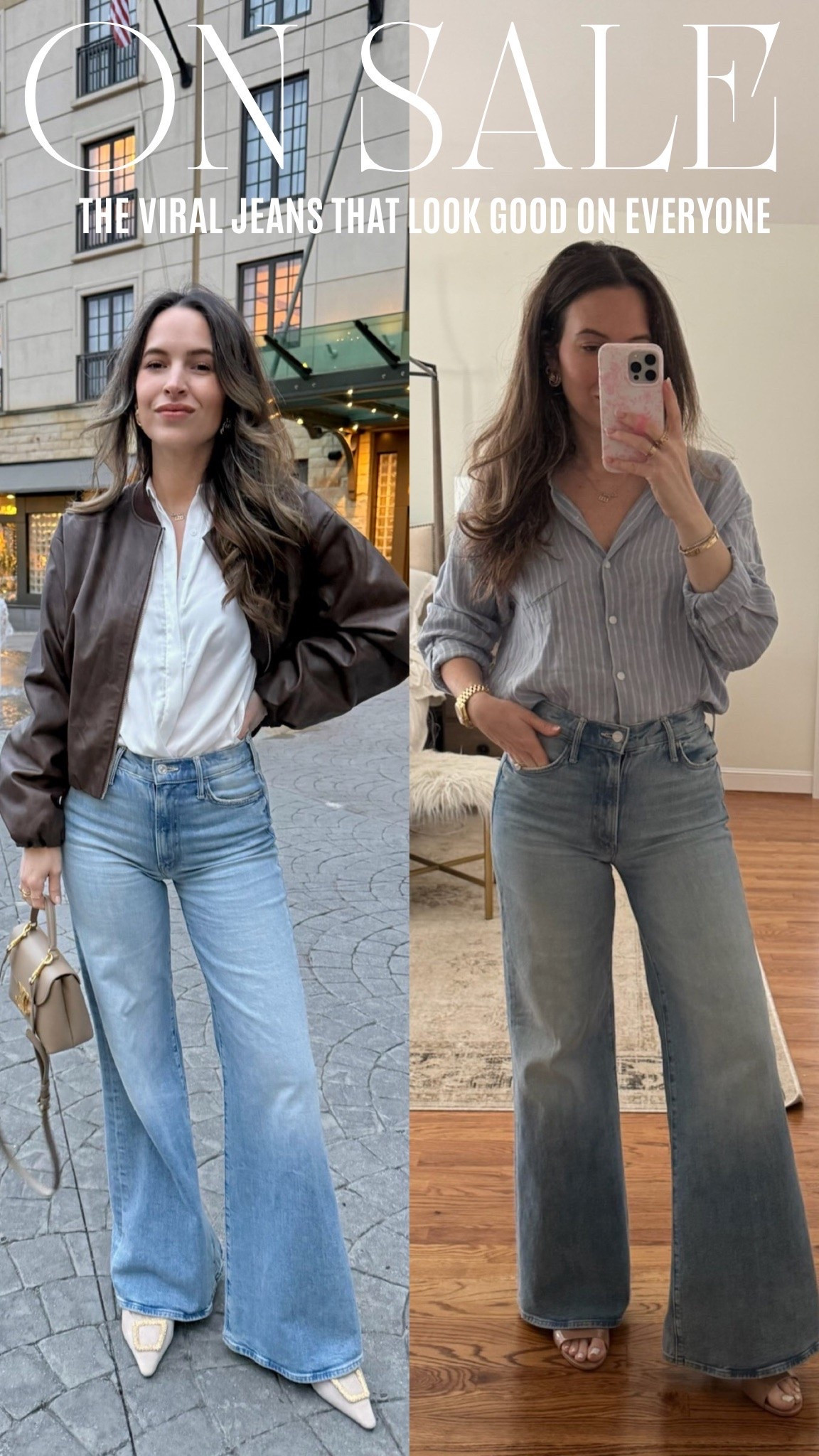 The Viral denim jeans that look amazing on everybody are included in the @Anthropologie sale!

#LTKootd #LTKSaleAlert #LTKSeasonal