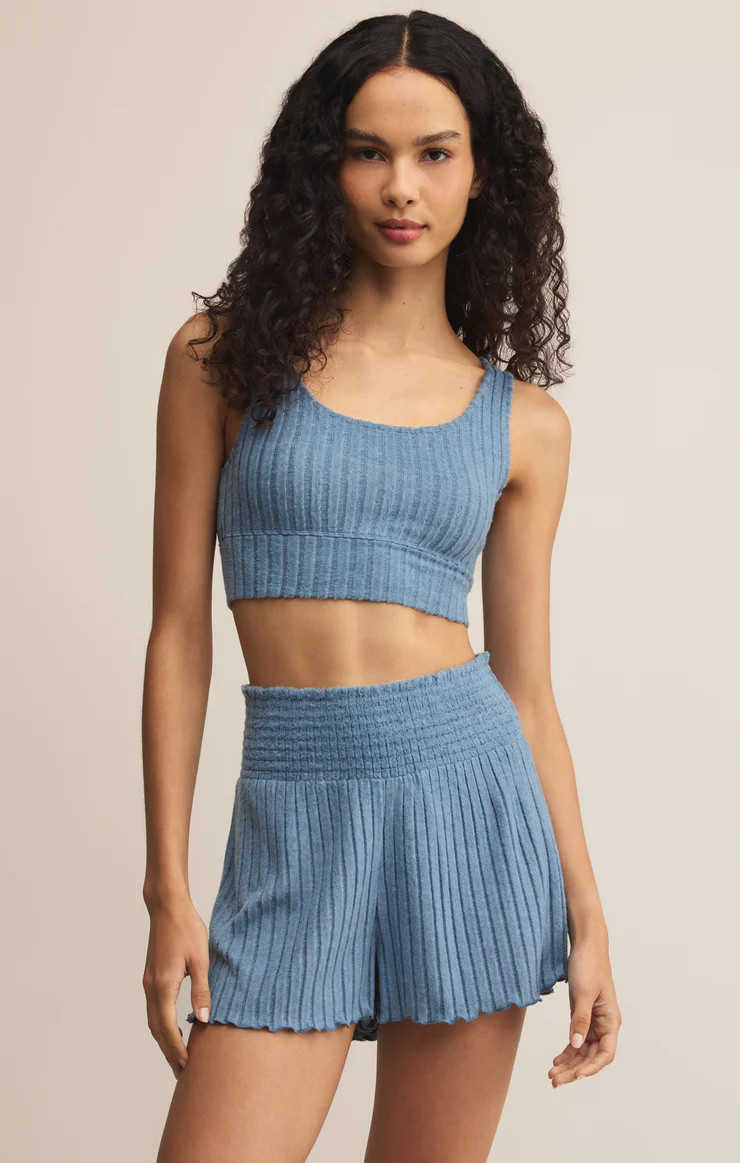Zoe Silky Rib Tank Bra | Z Supply