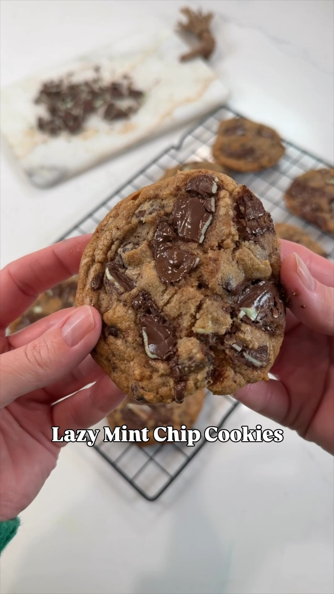 🍪 If you love a minty twist, these cookies are a must-try! Start with a full carton of room-temp chocolate chip cookie dough, then mix in just 1/4 teaspoon of mint extract (a little goes a long way!). Fold in a pack of Andes mints, saving a few for the tops before baking.

Pop the dough in the freezer for about 30 minutes (optional, but so worth it!), then bake at 350°F for around 15 minutes until perfectly soft and gooey.

Serve them warm with a scoop of mint chip ice cream for the ultimate treat—so simple, but seriously next-level delicious!

#BakingMagic #LazyMintCookies #CookieLove #BestCookies #EasyCookies #Cookies #LazyBaking