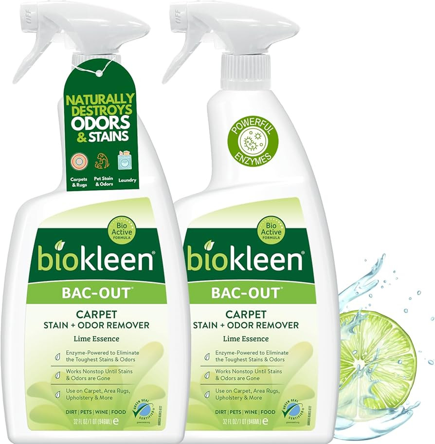 Biokleen Bac-Out Carpet Cleaner Spray, Stain Remover and Odor Eliminator, Use on Area Rugs, Uphol... | Amazon (US)