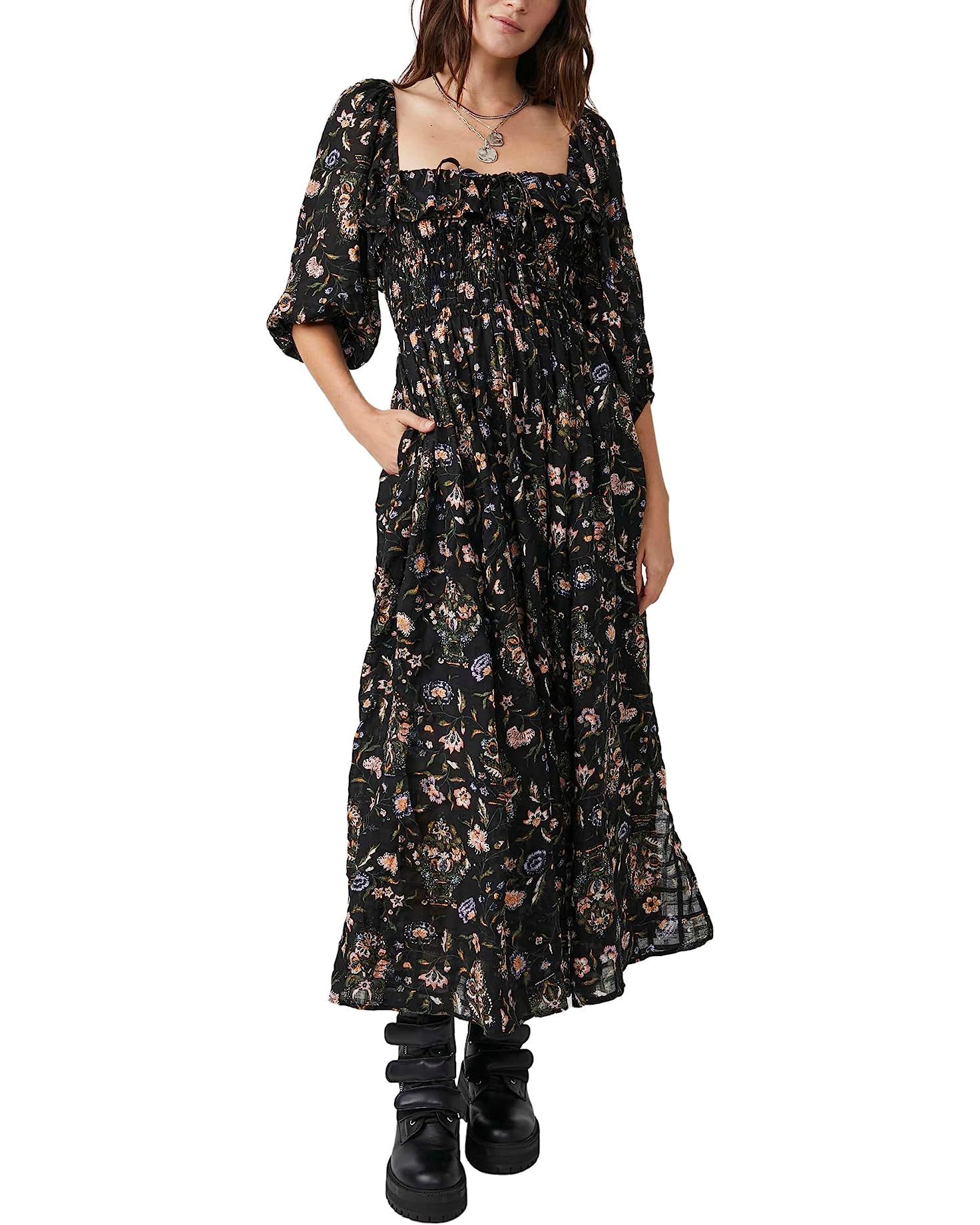 Oasis Printed Midi Dress | Zappos