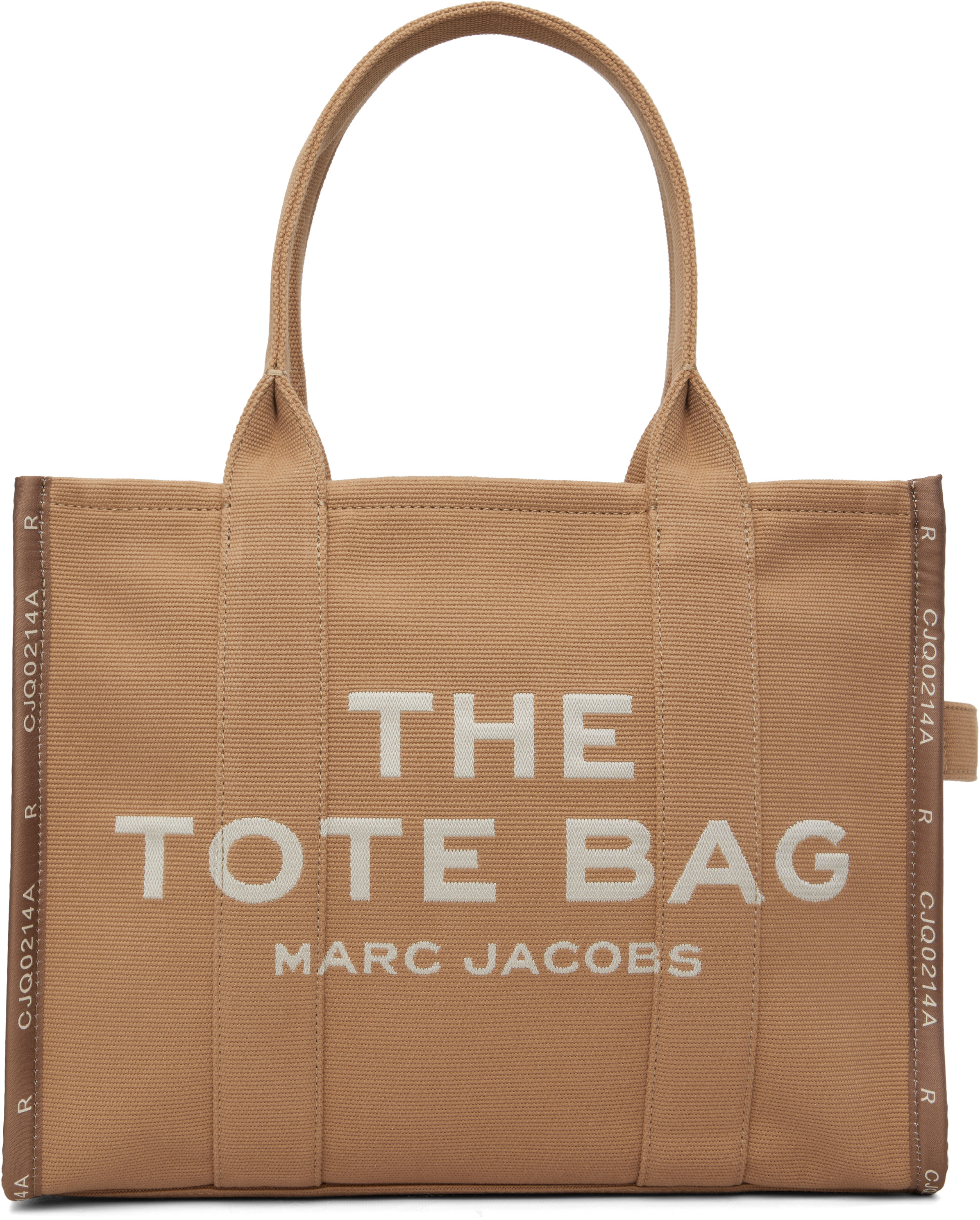 Marc Jacobs Tan 'The Jacquard Large' Tote | SSENSE