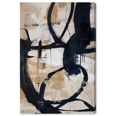 Art Remedy Flowing II Abstract Shapes Wall Art, 16" x 24", Gallery Wrapped | Target