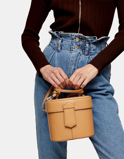 Topshop round purse in camel | ASOS (Global)