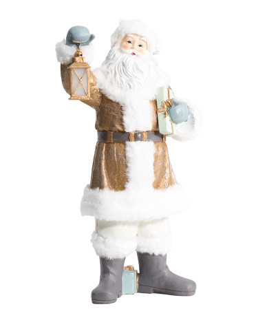 17in Led Gold Santa | TJ Maxx
