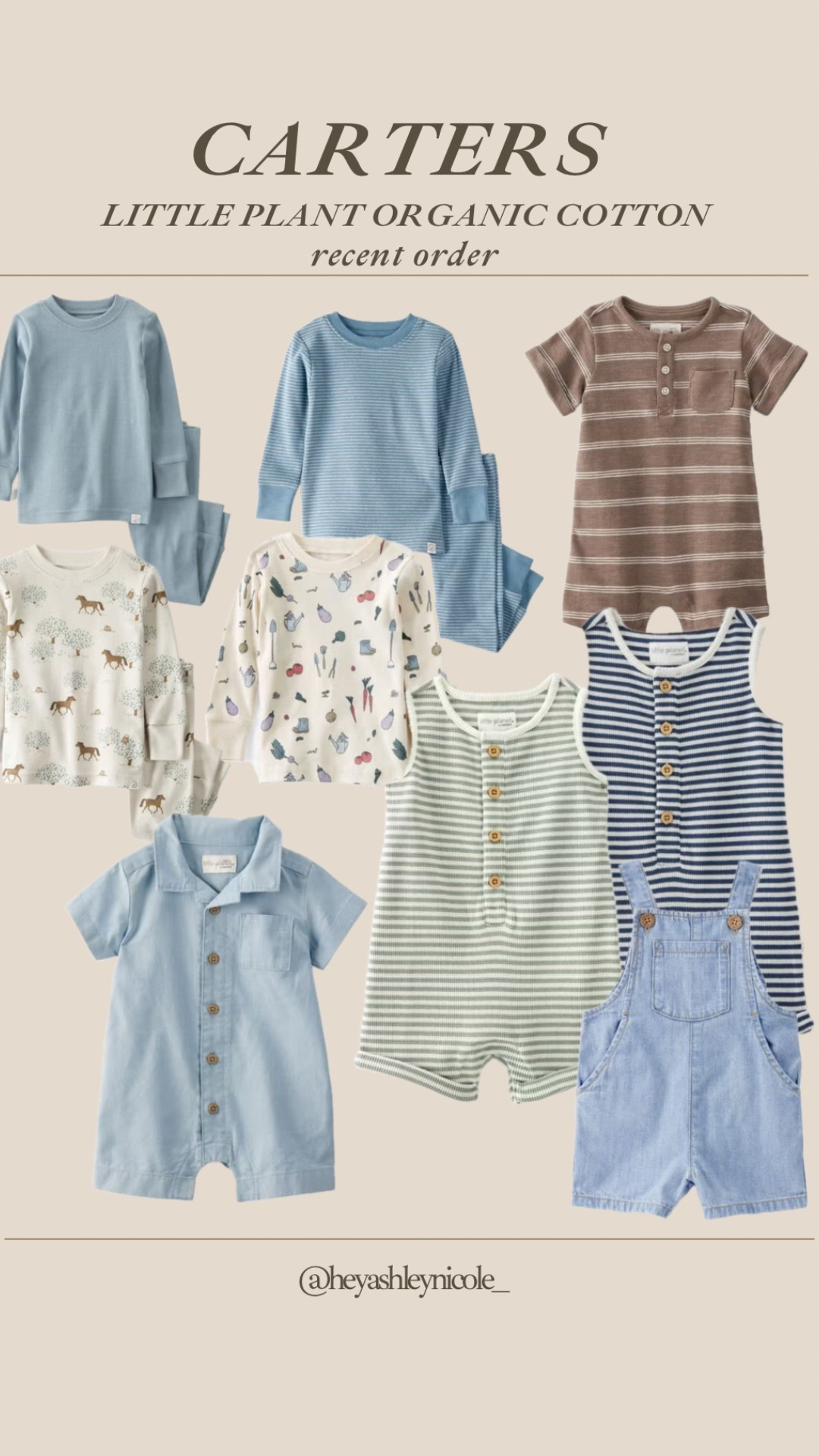 Carter organic cotton recent order! Use plant25 for extra 25% off 


#LTKSaleAlert #LTKKids #LTKBaby