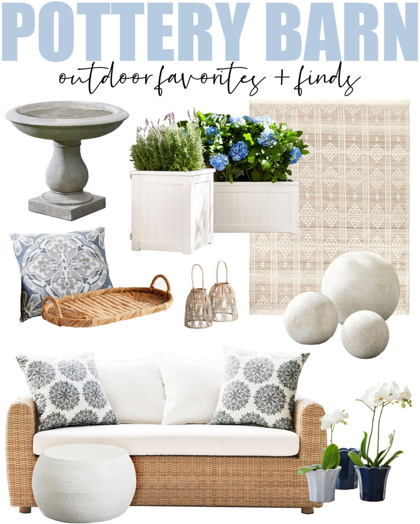 Pottery Barn Favorites and finds for a summer refresh - lots on sale!

#summerdecor #homedecor 

#LTKHome #LTKSeasonal