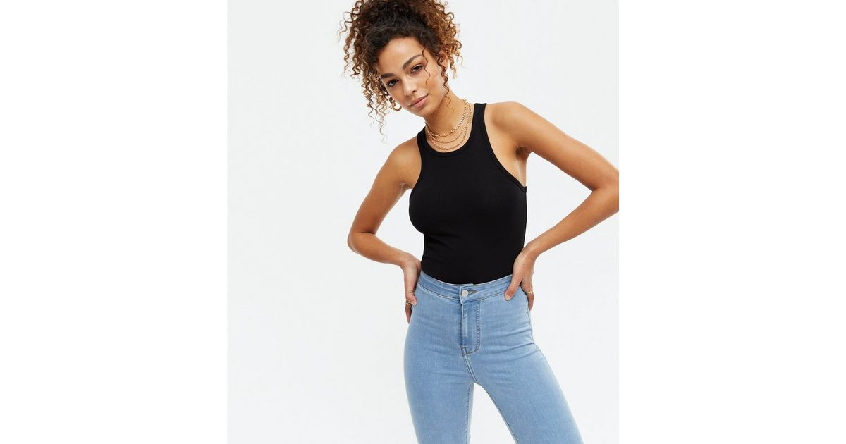 Black Racerback Vest
						
						Add to Saved Items
						Remove from Saved Items | New Look (UK)