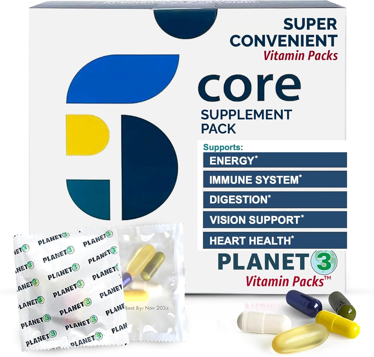 Daily Vitamin Packs for Men & Women – Immune Support with Elderberry, Vitamin C, Zinc & D3 – ... | Amazon (US)