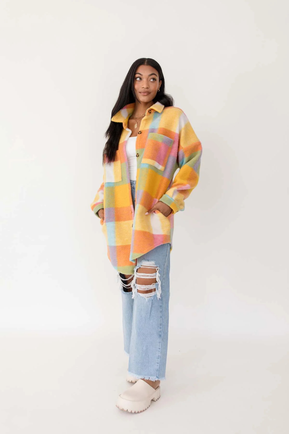 Lillie Plaid Coat - FINAL SALE | The Post
