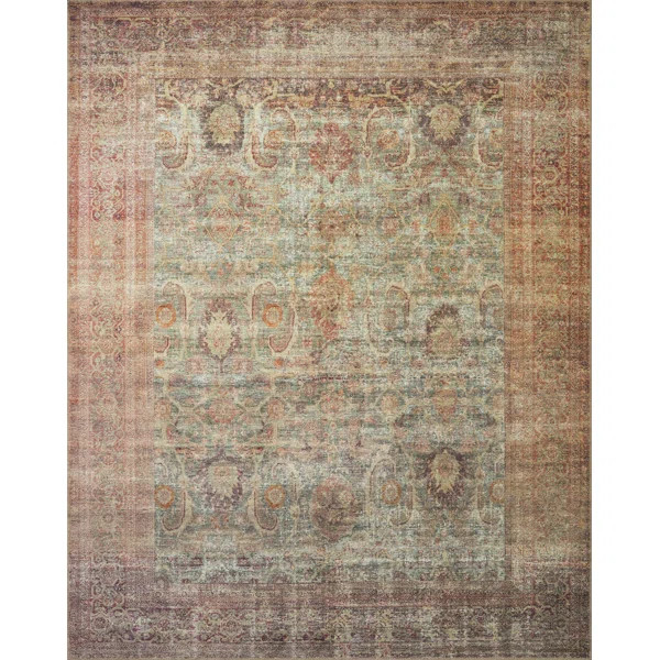 Amber Lewis x Loloi Georgie Jade / Sunset Area Rug | Wayfair North America