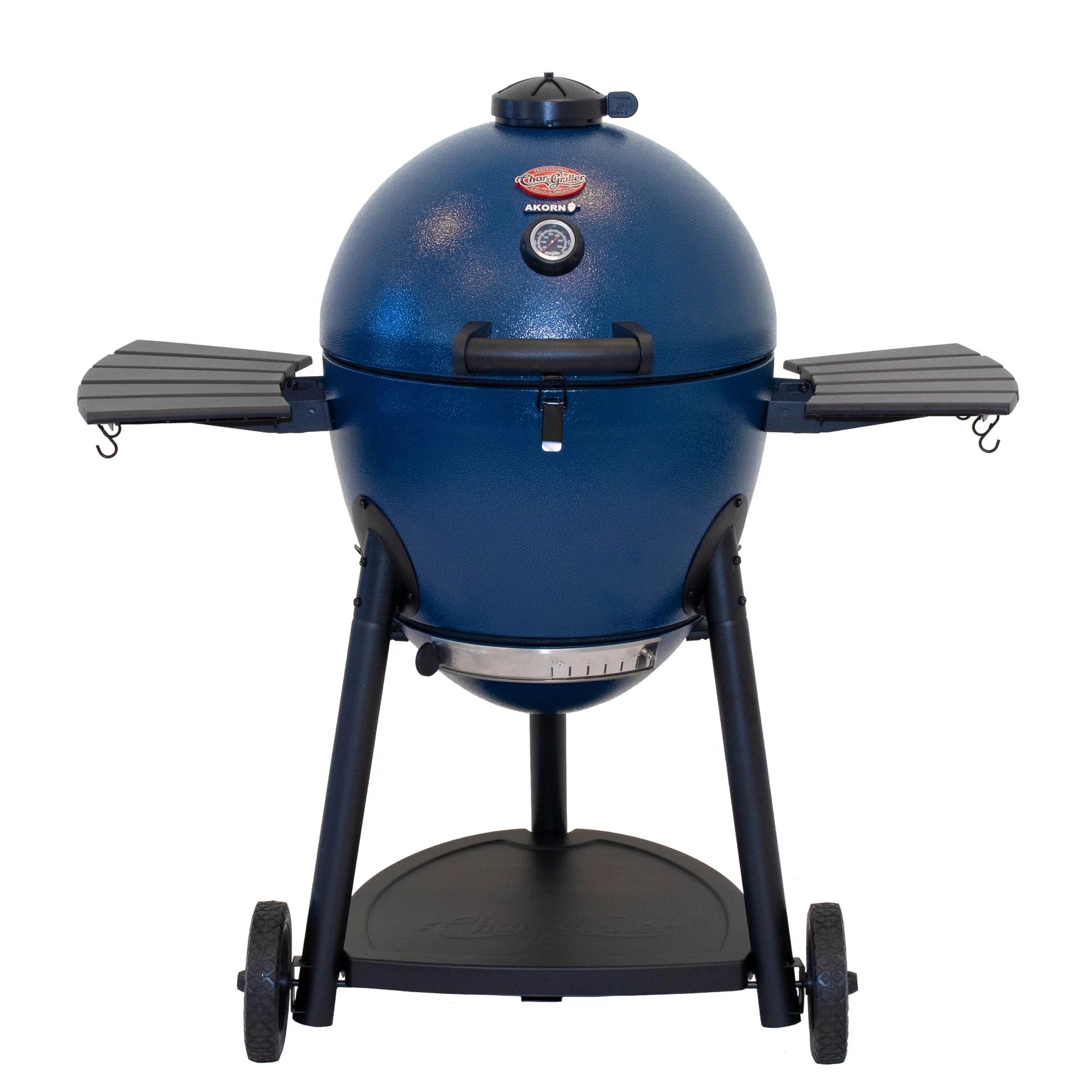 Char-Griller 31" Sapphire Blue Charcoal Kamado Grill with Triple Wall Steel | Walmart (US)