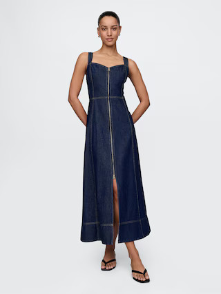 UltraSoft Denim Maxi Dress | Gap (US)